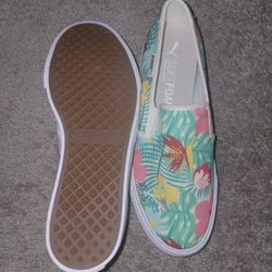 Womens Puma Tropical Slip Ons
