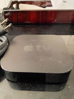 Apple tv box with remote