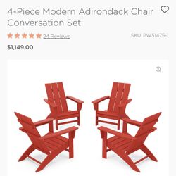 POLYWOOD ADIRONDACK CHAIRS