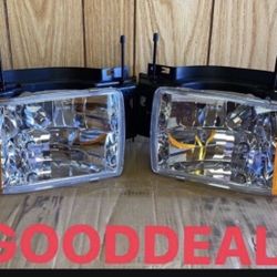 #73 Fit 95-97 Chevrolet Blazer S-10 Blazer Head Light Headlights Lamp 