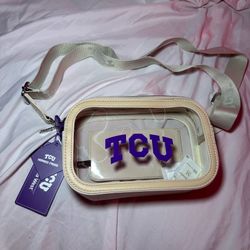 NCAA Clear Bag for Stadium Events - Stadium Approved Crossbody Bag, Clear Stadium Bag for Concerts & Sports Events