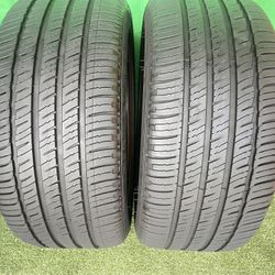245/45/17 Michelin MXM4 Tires used with 75% left remaining Two Tires 
