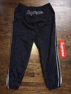 supreme piping track pants
