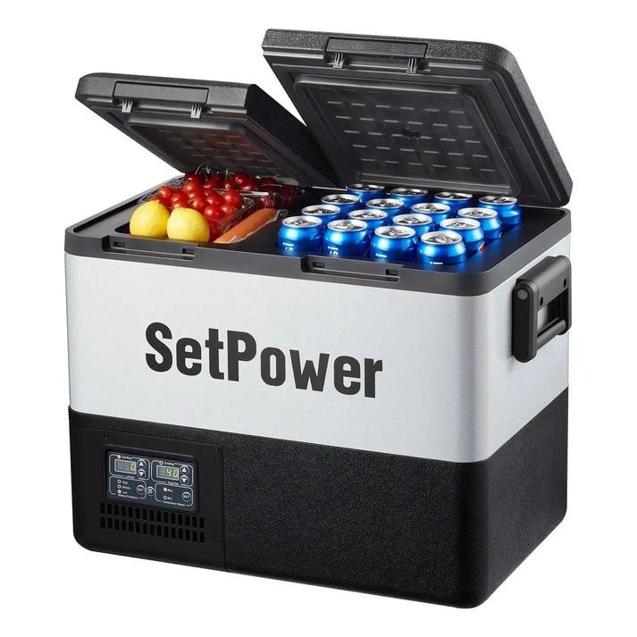 Setpower Dual Zone Portable 12v Port Rv Refrigerator/ Freezer