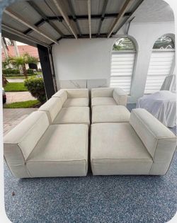 Arhaus sofa sectional couch
