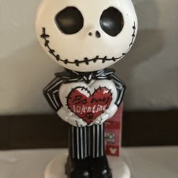 Jack Skellington 14” Be My Valentines Day Blow Mold Light Up Heart *SHIPS FAST*