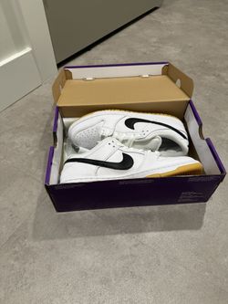 White Gum Bottom Dunks Size 11