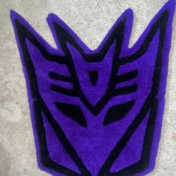 DECEPTICON TRANSFORMERS TUFT RUG