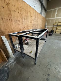 Stone fabrication tables