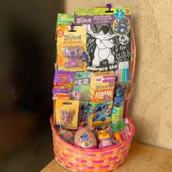 LILO AND STITCH ANGEL EASTER BASKET 