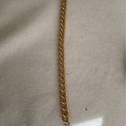 Bracelet Textured Gold Tone 