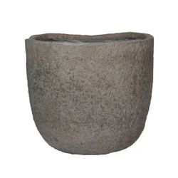 25.35 in W Mt. Russell L, Fiberstone Robust Mountain Planter Indoor and Outdoor, Diorite Grey