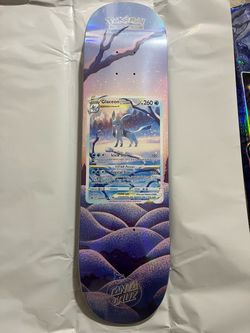 Glaceon VSTAR Santa Cruz x Pokemon Trading Card Game Skateboard Deck Blind Bag