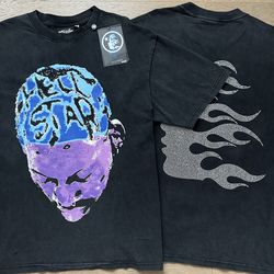 Hellstar Black Tee w/ Rhinestones