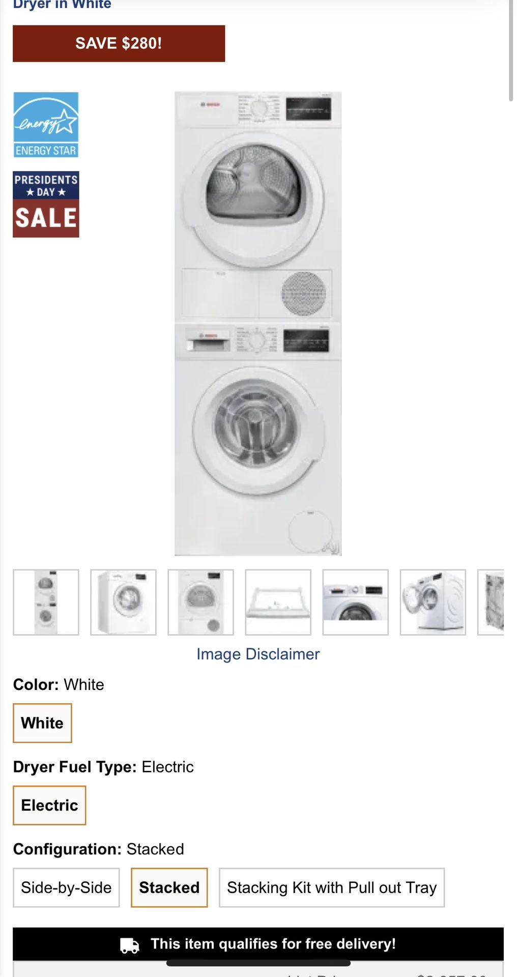 Bosch Compact Washer and Dryer Still Under Warranty