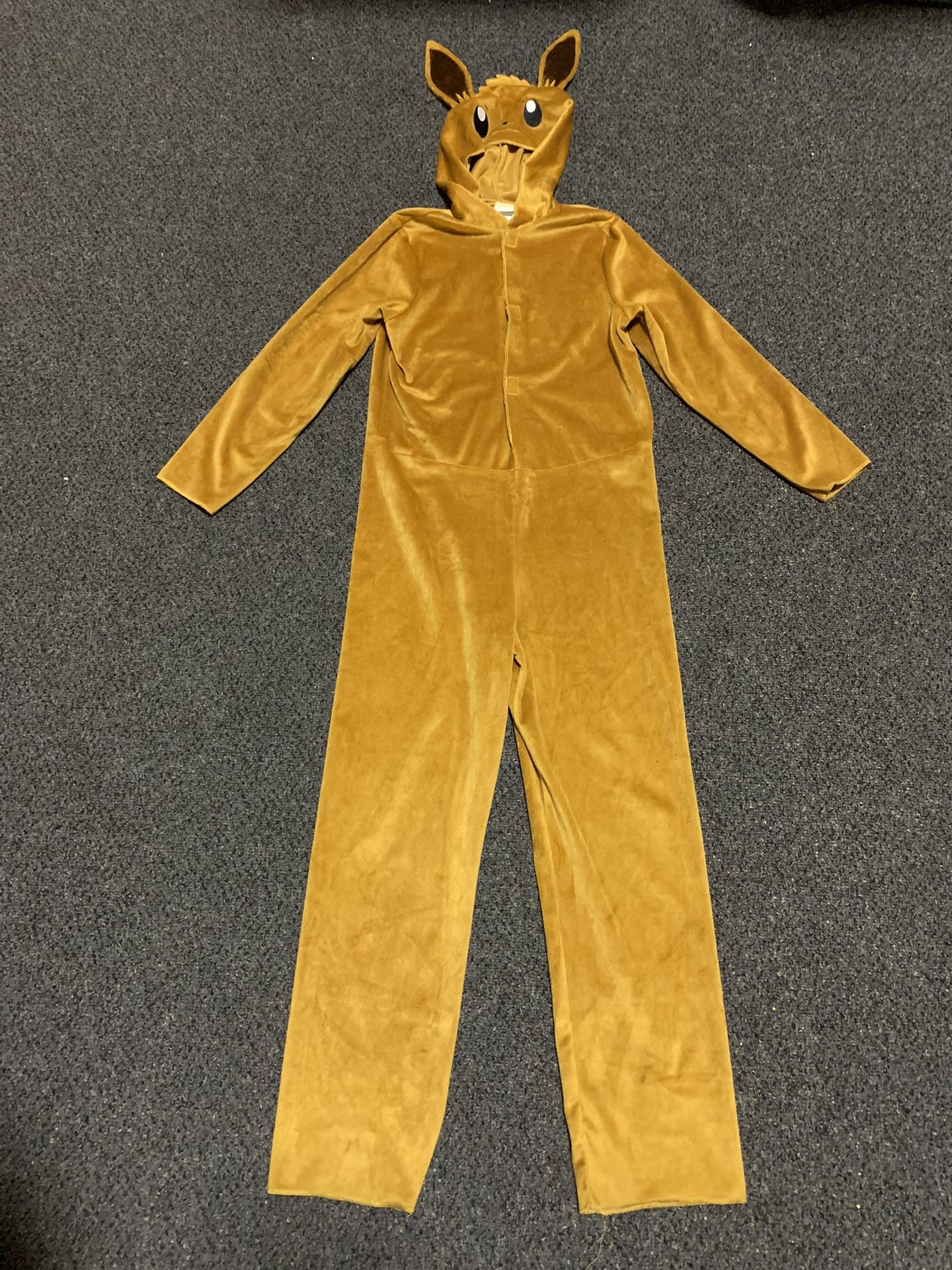 Pokémon Eevee girls size size 10/12 one piece fleece costume