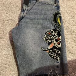Ed Hardy Jean Jorts