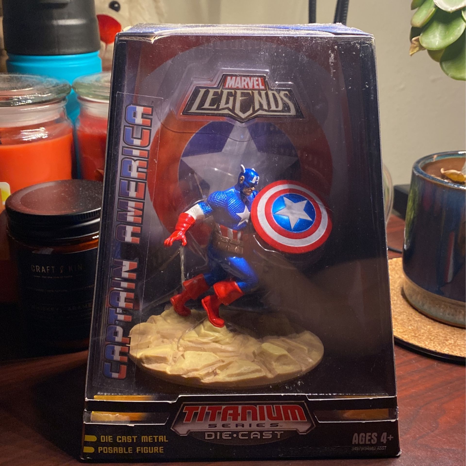 Titanium Series Captain America Action Figure