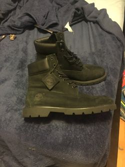 Black Timberlands SIZE 10