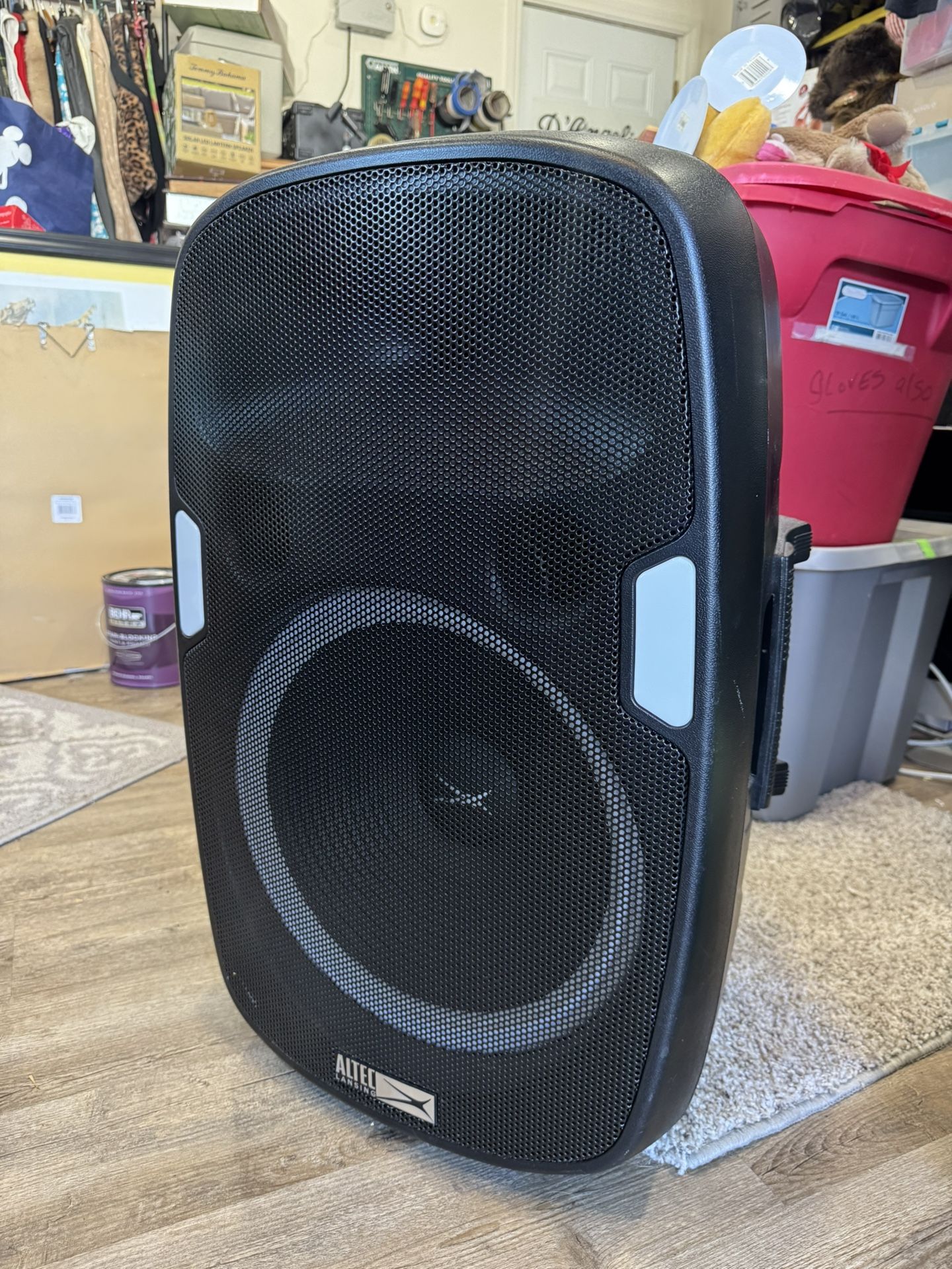 Altec Lansing Portable Bluetooth Speaker On Wheels