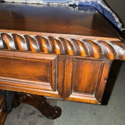 Beautiful Wood Desk, Or Can Be Used As Table