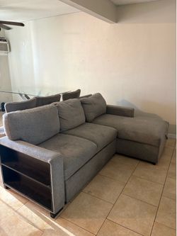 Sectional Gray Couch Free