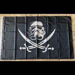 Stormtrooper Starwars Pirate And Crossbone 3x5 Ft Flag