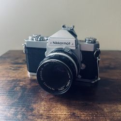 Nikon FT Nikkormat 35mm Film Camera Tested&Working