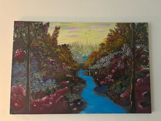 Acrylic painting on canvas