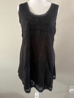 Scoop Mini Embroidered Dress