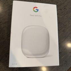 Google Nest WiFi Pro - Wi-Fi 6E Mesh Router Snow