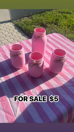 4 Mason Jars