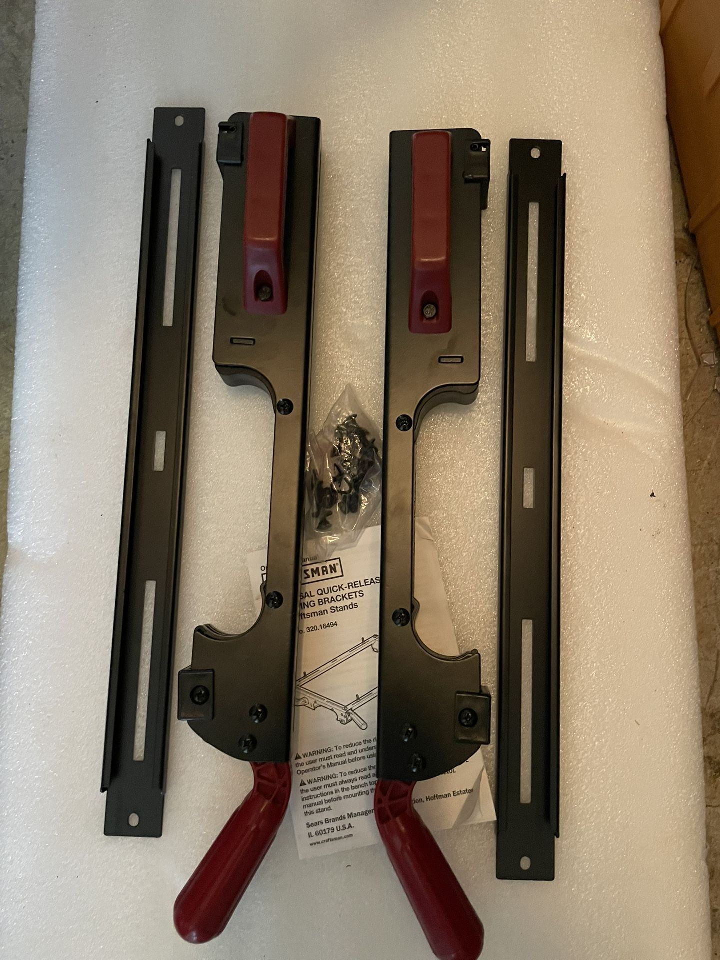 Quick Relies Mounting Brackets 