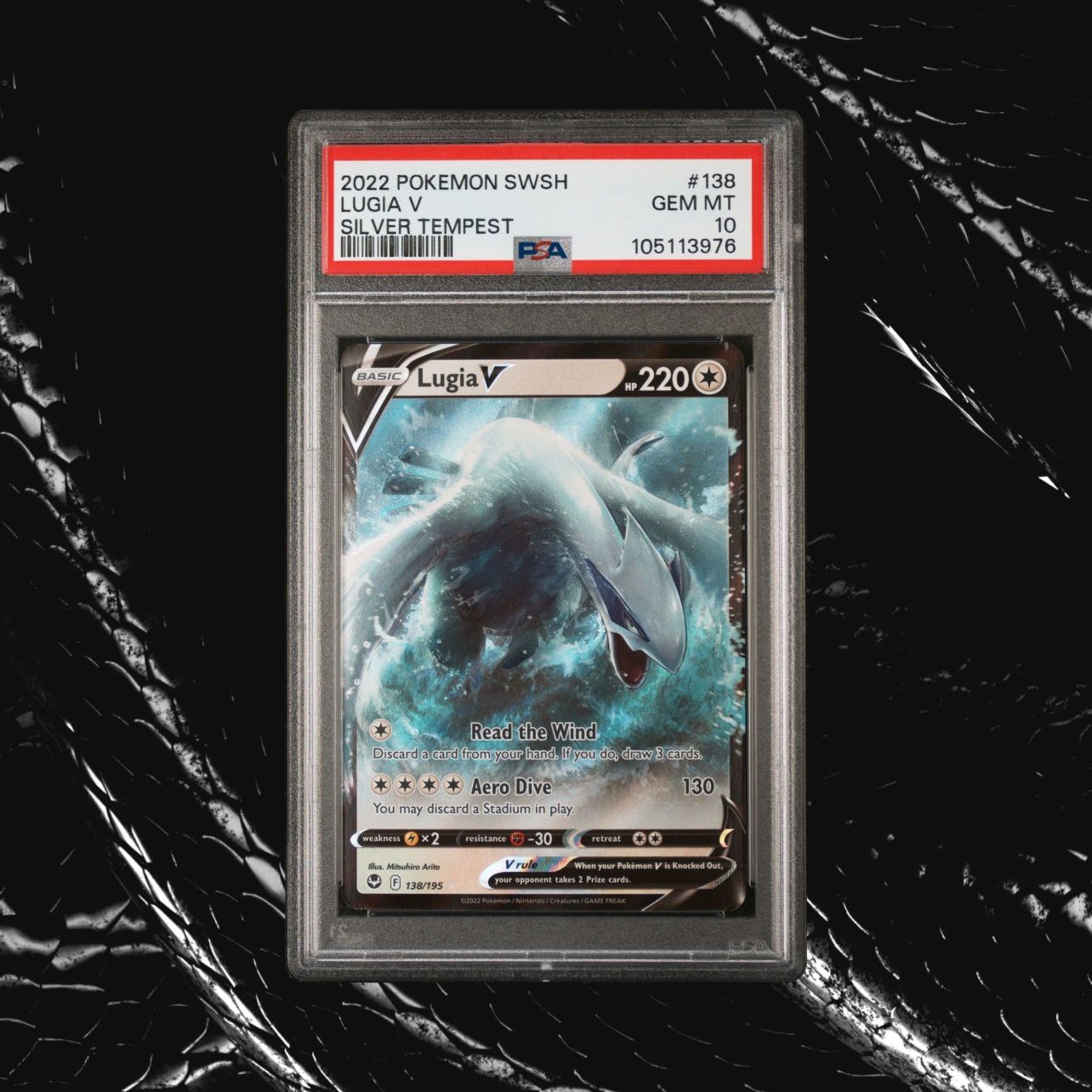 Pokemon Sword And Shield Lugia V Silver Tempest PSA 10