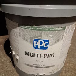 White Flat. Exterior,white Semigloss Interior,  $55 Each  5 Gallon Bucket Seagoville Tx