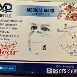 MEDICAL FACE MASKS VN94-FFP2CE for Kids (20PCS/ 1 Box)