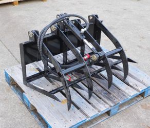 ABOSS 38" Mini Skid Steer Hydraulic Gripper Attachment, Fits Mini Loaders, Unused