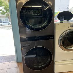 LG Electric Tower Washer And Dryer