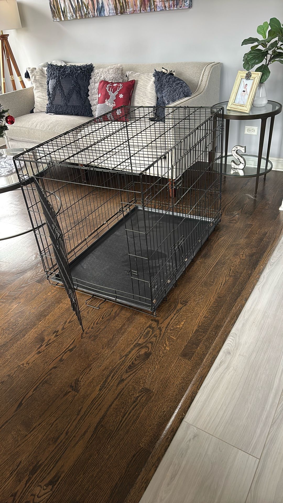 Dog Pet Single Door Crate Extra Large 42”L X 28”W Folding