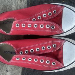 Red Converse Men’s Size 10 1/2