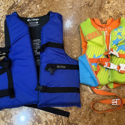 Adult And Child Life Preserver