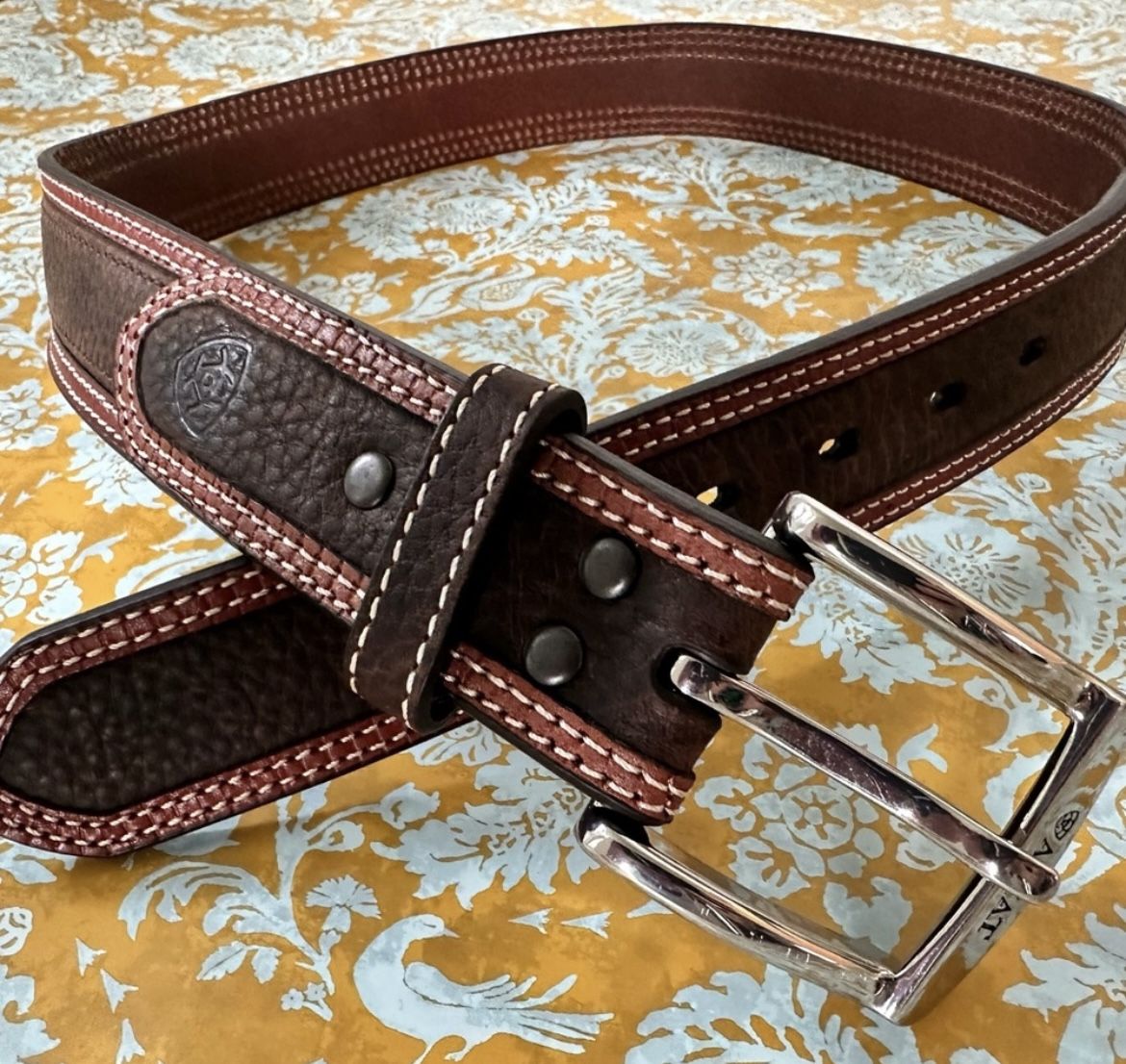 Ariat Brown Men’s Leather Belt