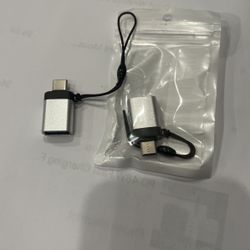 A Pair Of USB C OTG Adapters 