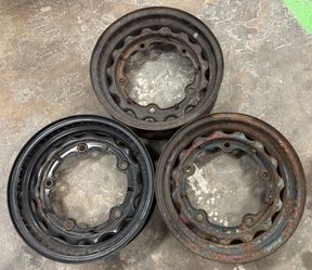 (3) 1936 to 1939 Ford Artillery Wheels
