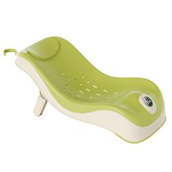 Baby Bather With Thermometer And 3 Reclining Positions Baby Bath Support For Use On The Counter, In The Sink Or In The Bathtub, Newborn Infant Baby Ba