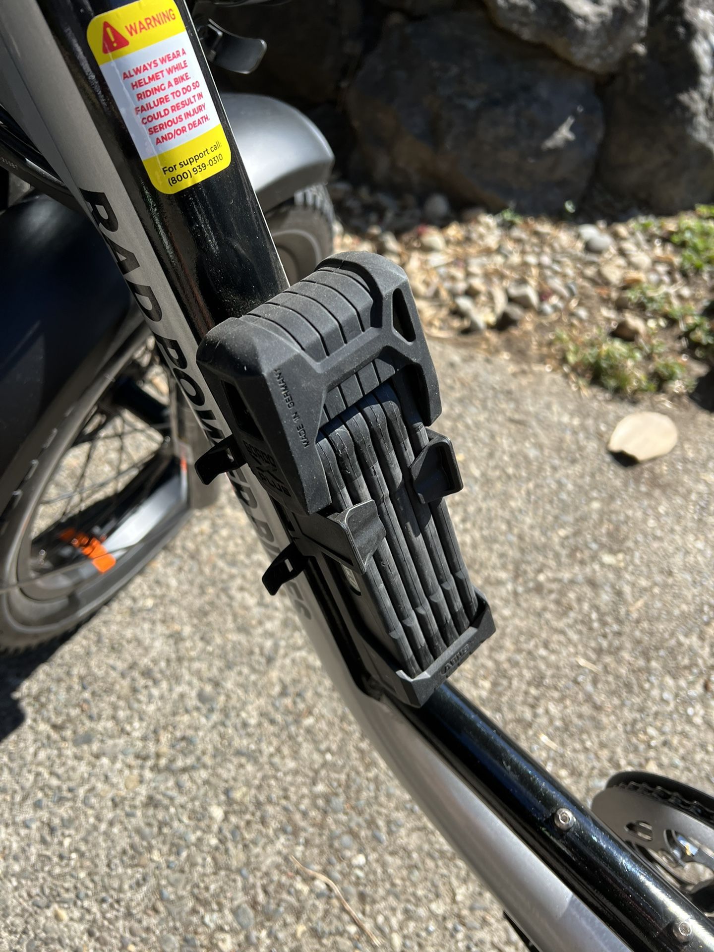 Rad Runner Plus Electric Bike + ABUS Lock + Bern Helmet for Sale in Gig