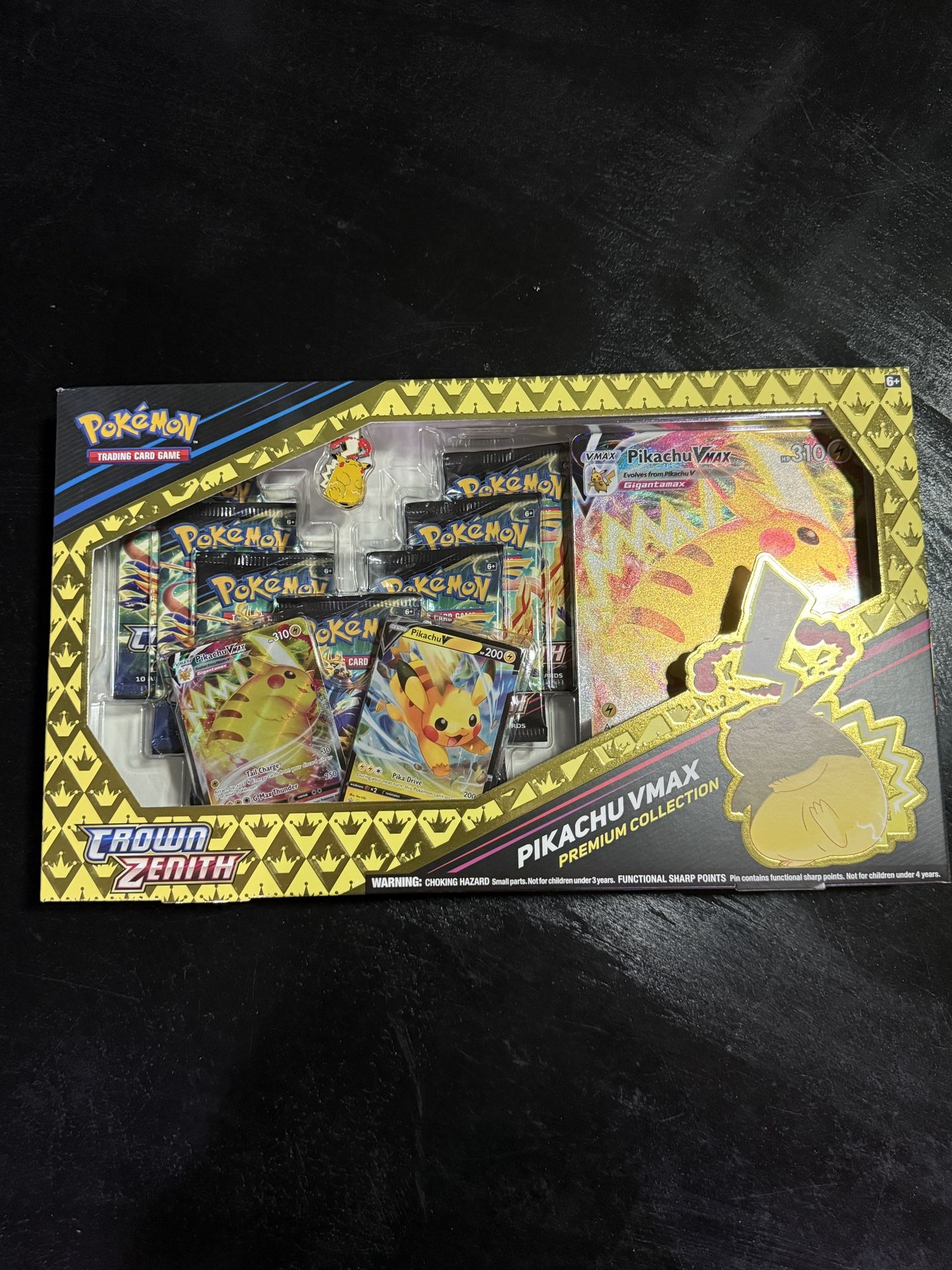 Pokémon TCG Sword & Shield Crown Zenith Pikachu VMAX Special Collection Box
