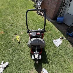 Mini Upright Drain Machine | DM162SP1 | 18" Polyethylene Reel with power feed and return cable