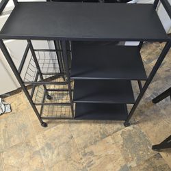 Metal Rolling Kitchen Cart /shelve