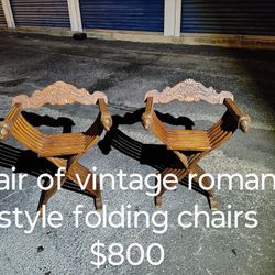 Vintage Roman Chairs 